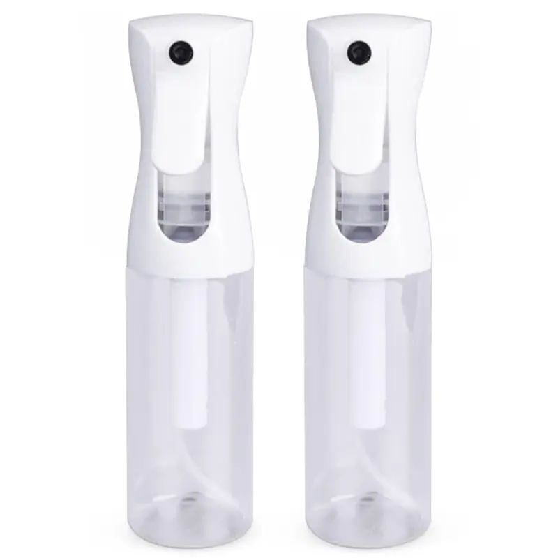 CLOUDSEA 2-Piece Aerosol-Free Household Refillable Continuous Water Mister Spray Bottle Set - 6.8 oz/200 ml Durable Sturdy Body Multifunction Cleaning Beauty Item, Daily Ready, 1 Bottle Many Uses for Hair Styling, Plant Care