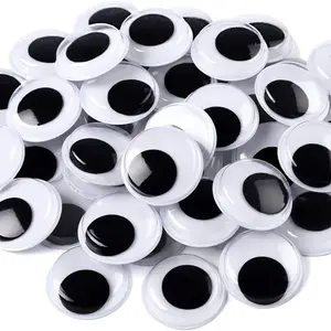 50 Pcs Self-Adhesive Googly Eyes, DIY Craft Decoration, 20mm Size, Perfect for Crafts and Creative Projects