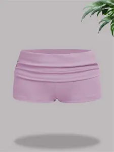 Daily casual style versatile hip-packing women's Fitted shorts