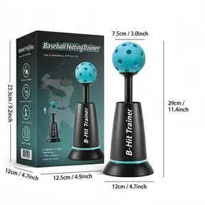 Durable Nylon Strength, Batting Tee for Perfect Swings, Baseball Training for Hitting Without a Pitcher 3 Popper Ball Included tiktokshopspringglowup