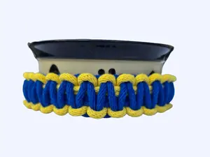 Cobra Weave Paracord Dog Cat Collar Handmade to Order with Reflective Options Adjustable BioThane Webbing Stylish and Durable