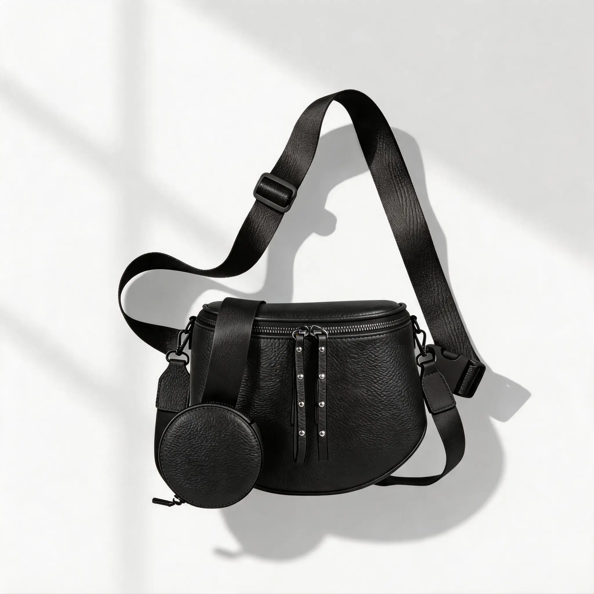 N 2026 Classic Women's Shoulder Bag, Lightweight Leather Crossbody Purse with Guitar Strap & Coin Pouch, Versatile Casual Handbag for Work, Shopping, Travel & Holiday Gifts