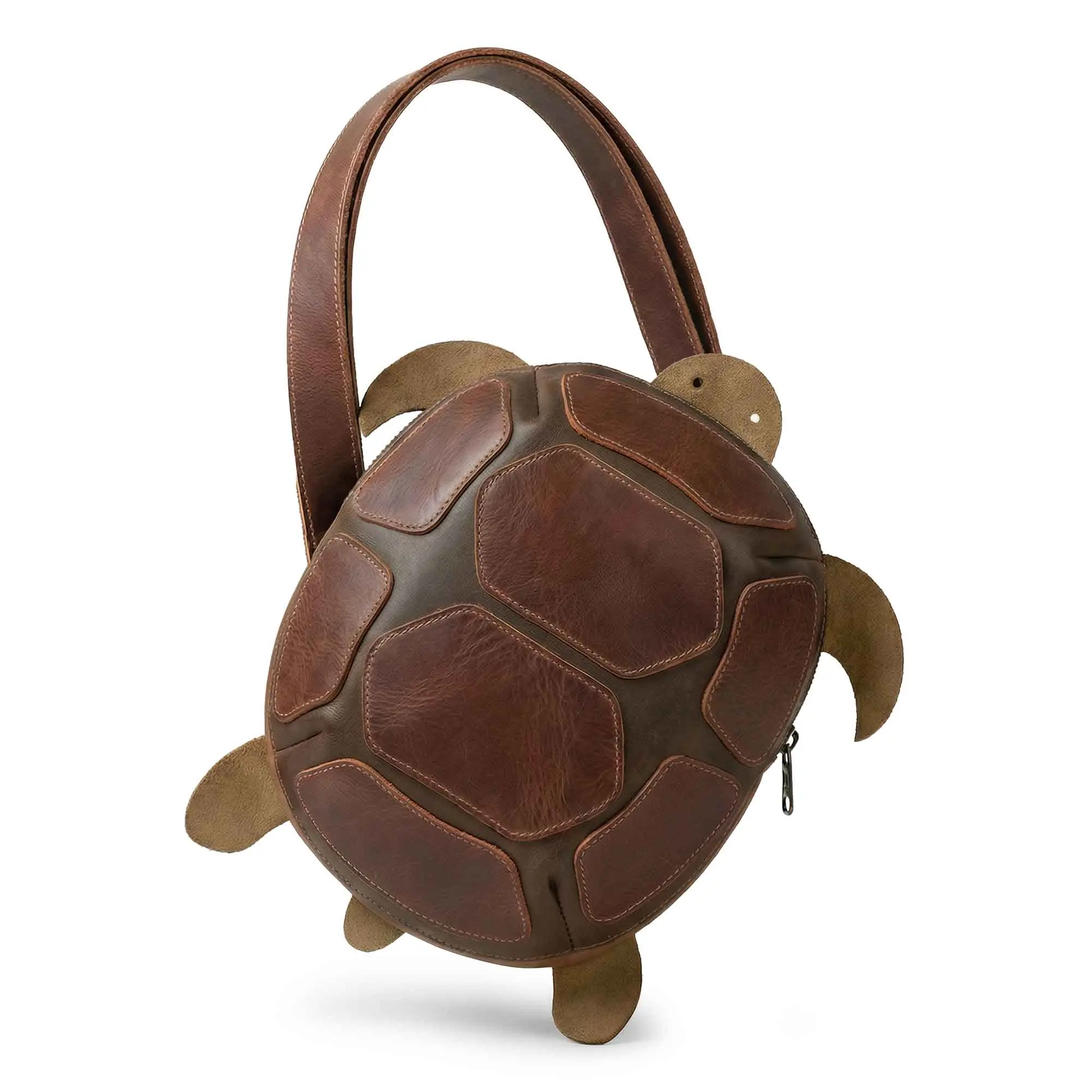 Turtle-Shaped Crossbody Bag