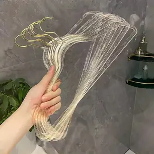 7PCS Acrylic Clear Hanger for Coats Ins Style Shiny Crystal Hanger for Display