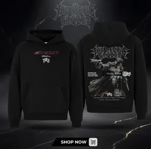 The Heroic States- Skull Warrior The Punishing Hero Edition Double Printed Oversize Lightweight T shirt Hoodie Sweashirt Tee TV Series Graphic Design Top Cotton Streetwear Movies T-Shirt Clothes Menswear Womenswear vintage men's shirt