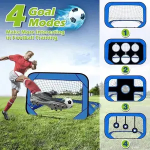 Portable Soccer Goals Soccer Goal for Backyard2 in 1 Portable Soccer Net with Scores, 5 ft x 4 ft,Quick Assembly Soccer Goal Target with CarryBag, ldeal for Outdoor, Indoor, Pitch, Court, ParkBeach, Field