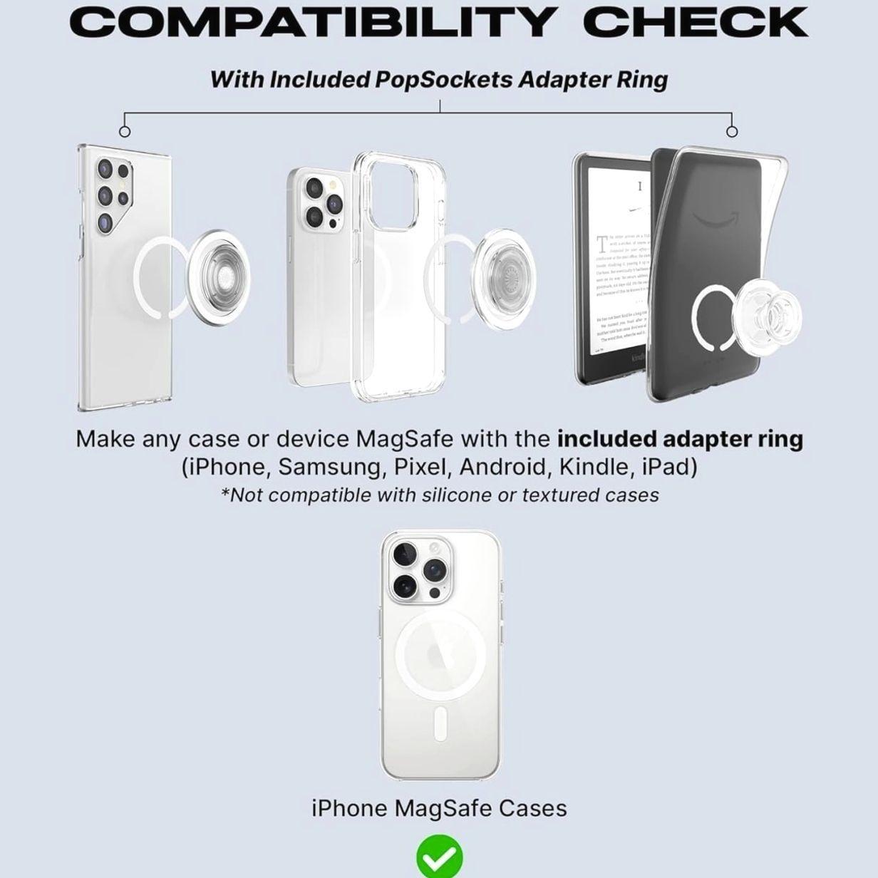 It's A Killer Thriller Night MagSafe Phone Grip: Funny Horror Spooky Reader Magnetic Phone Holder, Gift for Halloween, Phone Kindle Popgrip