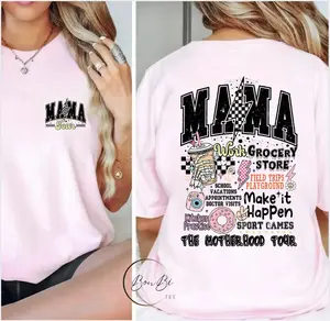 Mama World Tour T-Shirt, Funny Mom Life Graphic Tee, MAMA Make it All Happen Shirt, Mother's Day Gift, Motherhood Gift