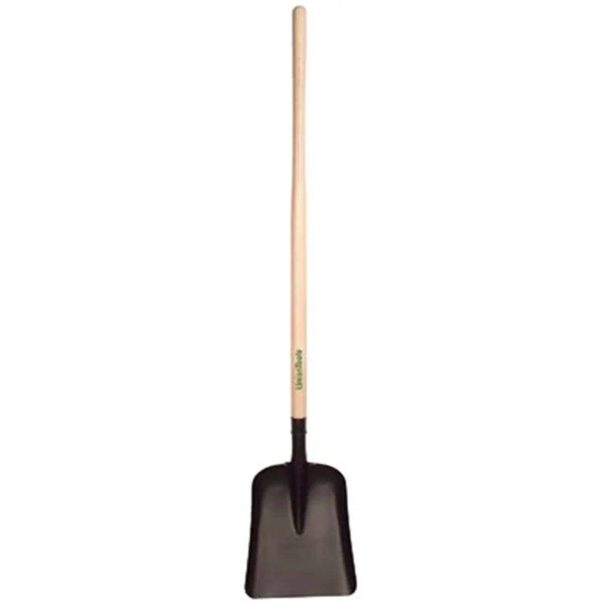 212 MAIN Left-Handed Large Volume General Purpose Shovel - D-Grip Handle, Rectangular Blade, Tempered Steel, for Street, Railroad Use