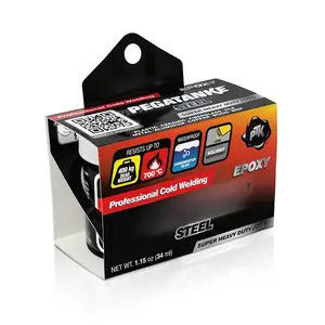 - Steel 2 Part Epoxy  | Professional Cold Weld Adhesive | High Strength Liquid Metal Glue | General Repair & Plastic | High Temperature Epoxy for Cold Welding  Bonds (1.15 oz)