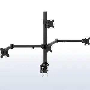 Quad Monitor Desk Mount - 13” to 32" Screens