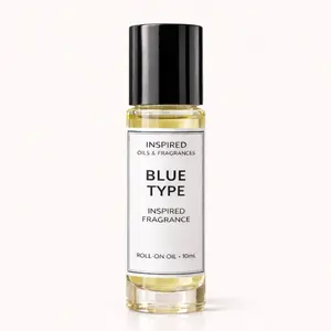 Men’s Blue Type Inspired Luxury Fragrance Oil – Roll-On | Long Lasting Fresh Scent | Pocket Size