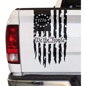 We the People Betsy Ross Flag 1776 Vintage American Flag Car Truck Tailgate Vinyl Decal