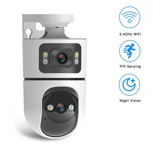 BEENOCAM 3MP WiFi Wireless Outdoor  Security Camera Low-Light Environment, Rechargeable, Easy Installation 2K 360° Home Security Camera with AI Smart Detection Color Night Vision, IP66 Protection Rating