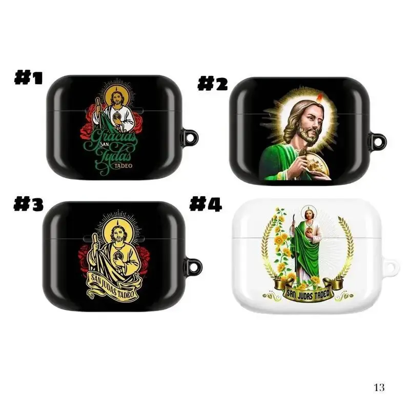 San Judas Airpod Case, Shockproof Durable Accessories Airpod Case ,Trending Retro Design Cover For Airpods Gen 1 2 3 4 Pro