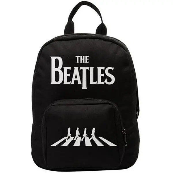 The Beatles - Rocksax - The Beatles - Abbey Road Logo - Mini Backpack (Black)  [SPECIAL PRODUCTS] Backpack, Collectible