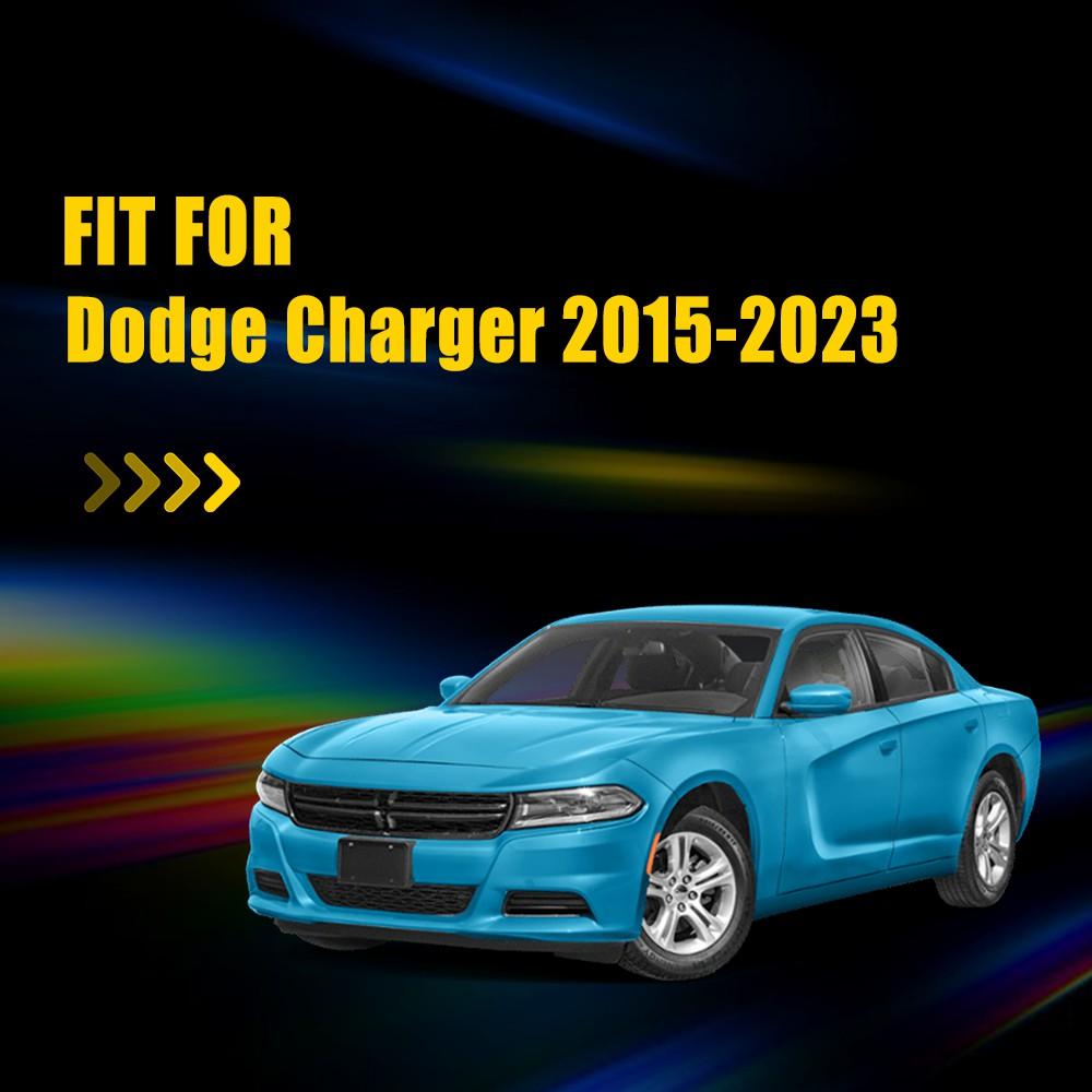 For Dodge Charger 2015-2023 RGB LED Side Marker Lights w/ Remote Control SMOKED4