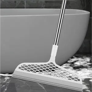 Multifunction Magic Broom, Squeegee Broom for Floor, Rubber Silicone Broom for Floor Cleaning, Magic Broom Sweeper for Living Room, Kitchen, Bathroom-Easy Dry The Glass, Household Cleaning Tool, Water Broom