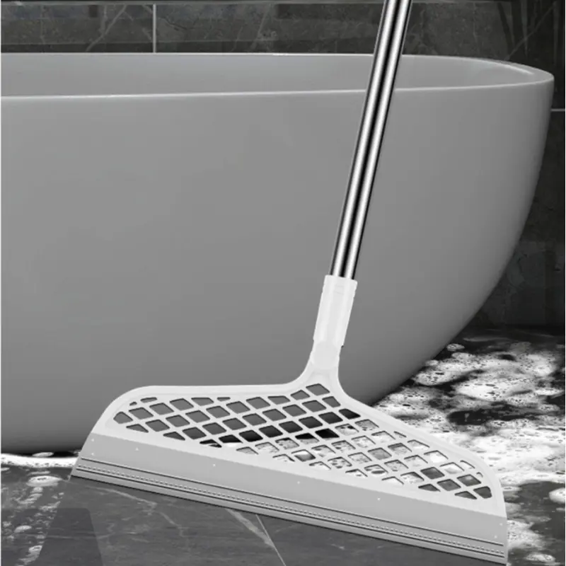 Multifunction Magic Broom, Squeegee Broom for Floor, Rubber Silicone Broom for Floor Cleaning, Magic Broom Sweeper for Living Room, Kitchen, Bathroom-Easy Dry The Glass, House Cleaning Tools