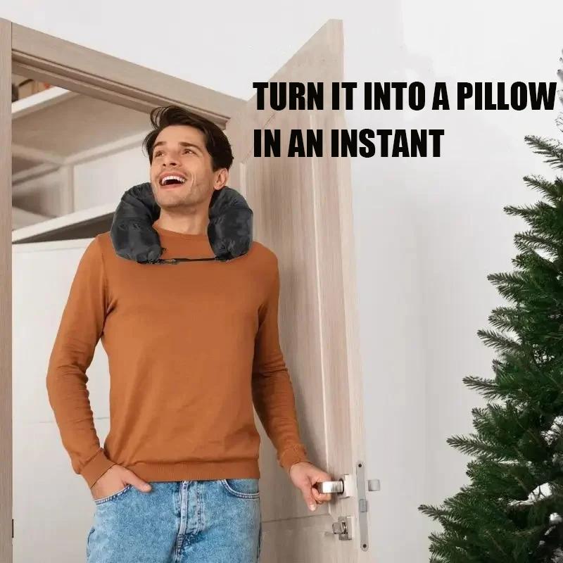 Travel Neck Pillow, Portable Travel Essentials, Lightweight Versatile Luggage Carry On Travel Accessories