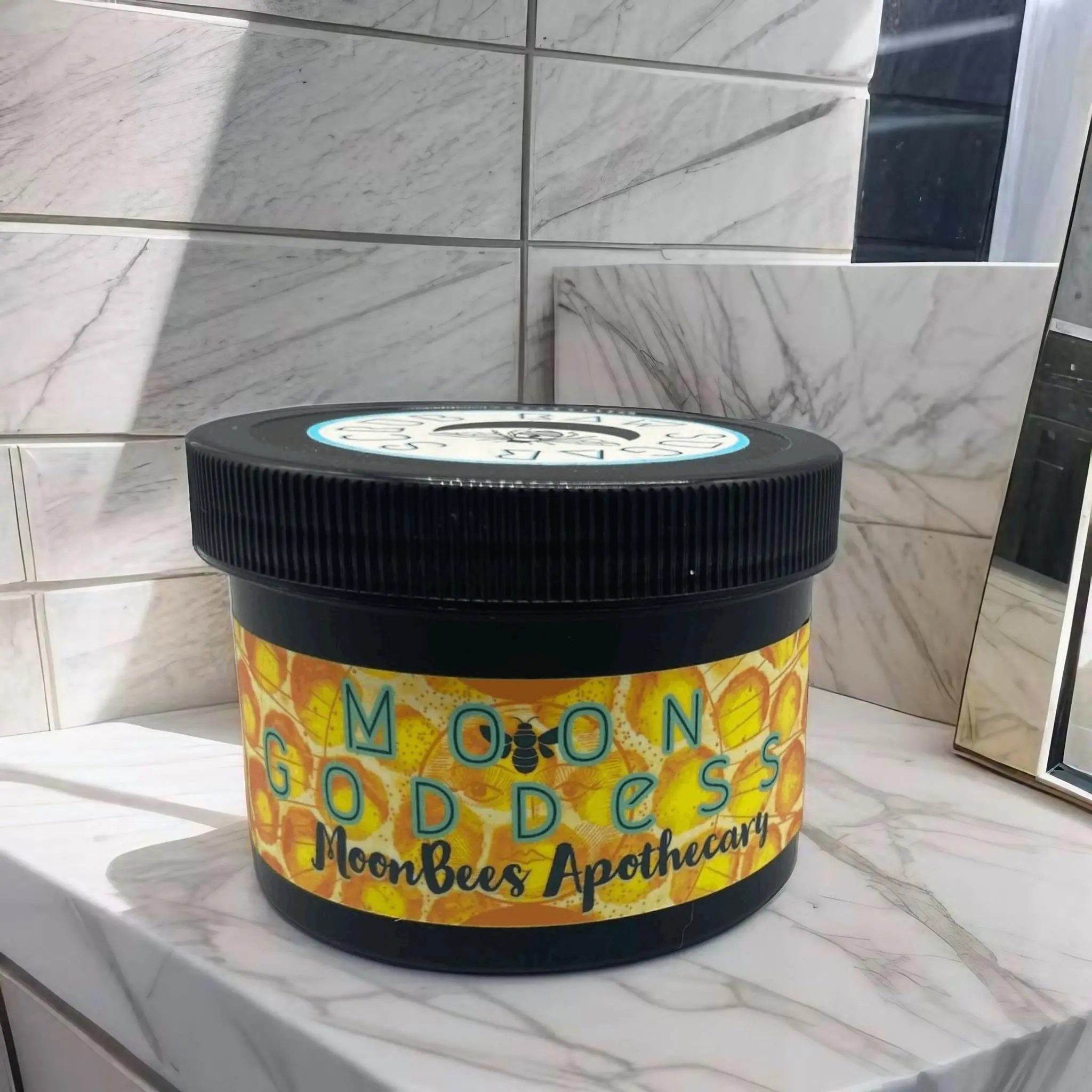 Sugar Scrub, Moon Goddess Body Care Coconut Shea Gentle Honey Moisturizing Shea Butter Smooth Soothing