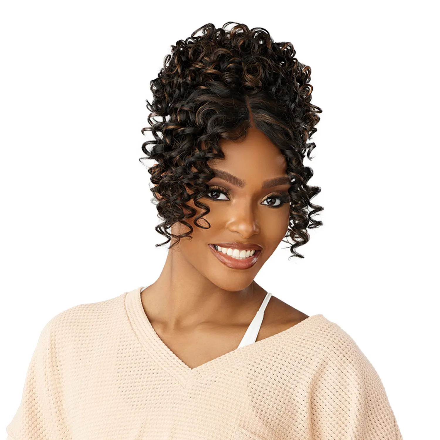 Sensationnel Lulu Bun With HD Lace Parting Updo Unit 11