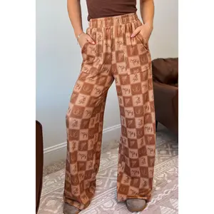 Saddle Stories Check Pants