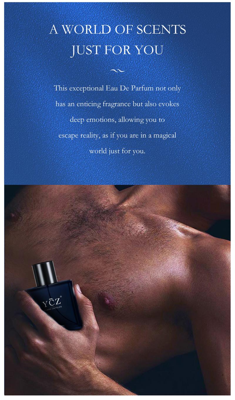 YCZ Midnight Marine Perfume EDP 50ml Sweet Elegant Fragrance for Men's Cologne Gift with Jasmine Lemon & Patchouli Notes Long Lasting Scent Aromatic Amberwood Charm Unfolds YCZ Midnight Marine Perfume EDP 50ml Sweet Elegant Fragrance for Men's Cologne Gift with Jasmine Lemon & Patchouli Notes Long Lasting Scent Aromatic Amberwood Charm Unfolds