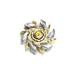 Fidget Spinner Toy, Count MetalDesign Stress Relief Toy, Open Armor Spinning TopFidget Toy, Hand Spinner , Keychain metal design stress relief toy