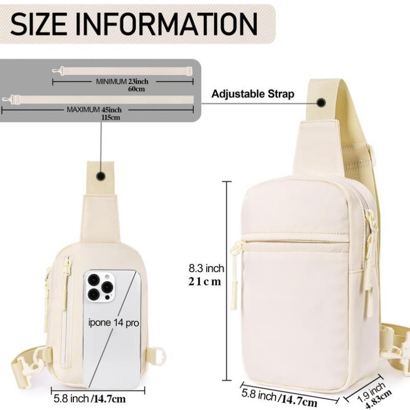 2026 Viral Mini Crossbody Waist Bag | Lightweight Nylon, Adjustable Strap for Everyday Use