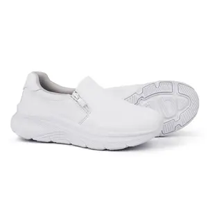 Hawkwell Women's Slip On Arch Support Comfortable Nurse Shoes Slip Resistant Lightweight Work Shoes