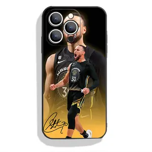 Curry Phone Case Black IPhone 17 16 15 14 13 12 11 Pro Max Plus Air Soft Silicone TPU Shockproof Anti Drop Protector Anti-Fall Cases Shell Basketball