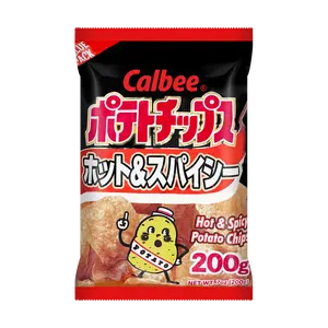 CALBEE CALBEE Hot & Spicy Potato Chips Value Pack, 7oz CALBEE CALBEE Hot & Spicy Potato Chips Value Pack, 7oz