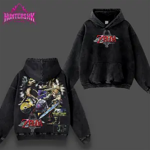 HuntersHK HuntersHK The Legend of Zelda: Twilight Princess v4 Hoodie 100% Premium Cotton Oversized Fit Pre-Washed Unisex Classic Top American Made