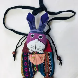 Purple Face Bunny Rabbit Bag Purse
