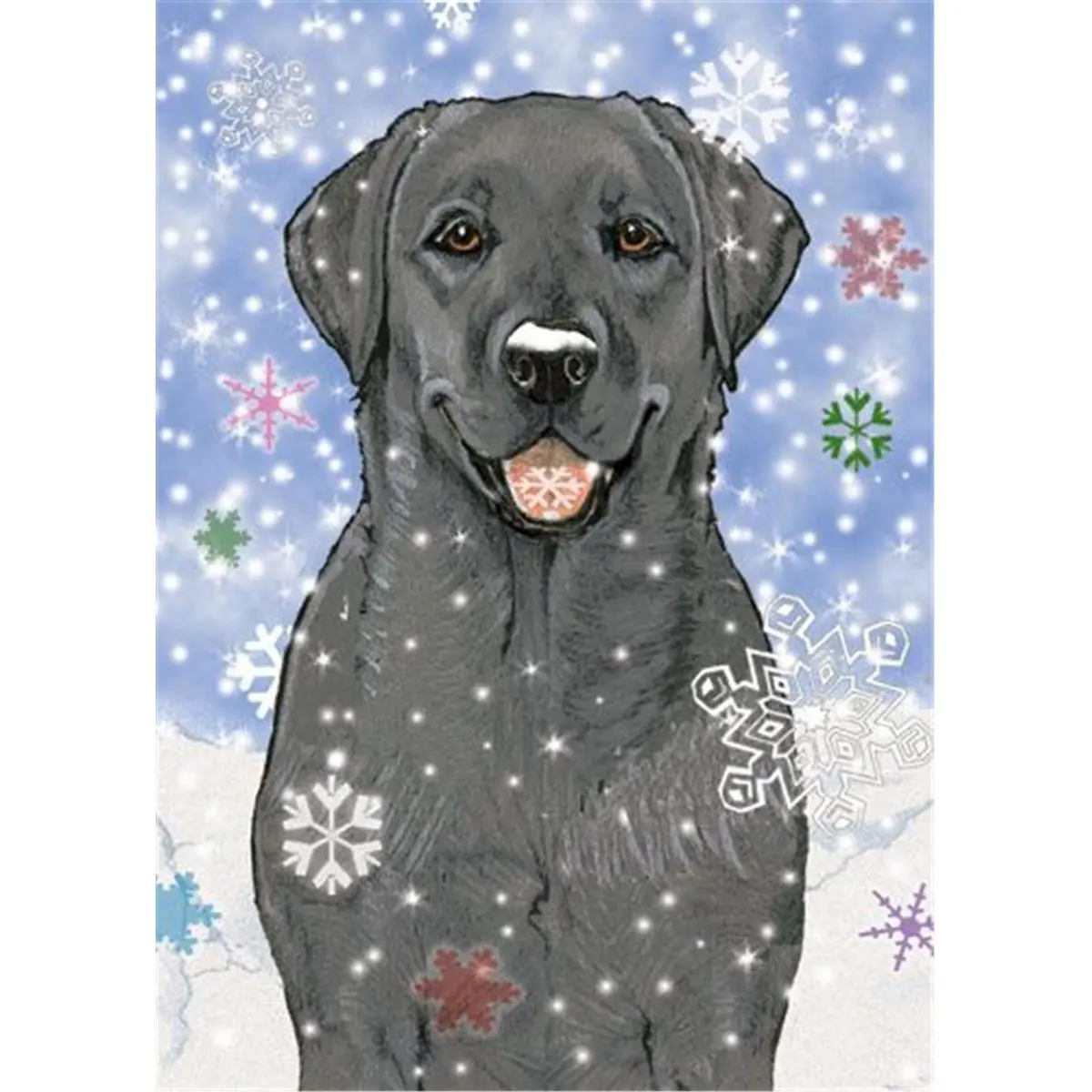 212 MAIN Black Labrador Holiday-Themed Boxed Office Stationery Card Sets, 12-Pack Happy Holidays Cards with Envelopes, Assorted Unique Designs, Great Gift Idea for Office Use