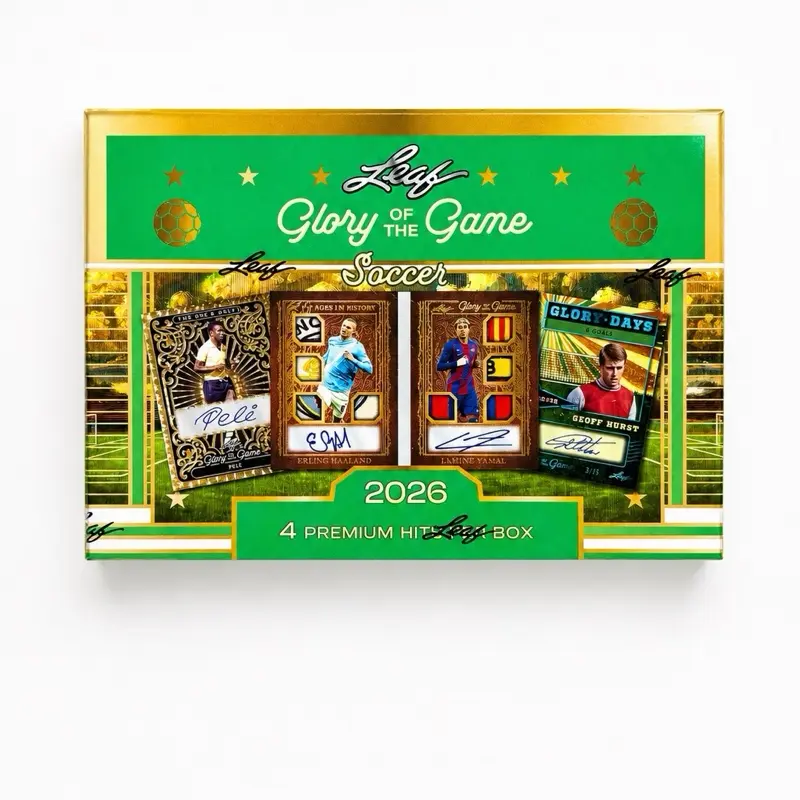 NEW RELEASE!!! - 2026 Leaf Glory of the Game Soccer Hobby Box