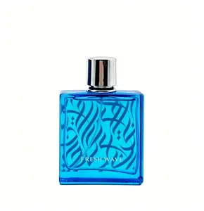 Fresh Wave Tropical Rainforest Men Perfume, Long Lasting Middle Eastern Blue Bottle Fragrance，100ml