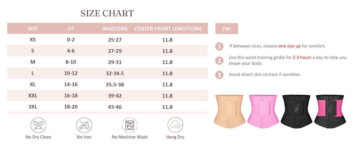 FeelinGirl Neoprene Waist Trainer Belt for Women Adjustable Hook Loop Tummy Control Slimming Waist Cincher Sweatproof Springtok FeelinGirl Neoprene Waist Trainer Belt for Women Adjustable Hook Loop Tummy Control Slimming Waist Cincher Sweatproof Springtok