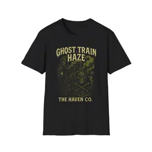 Ghost Train Haze – Haunted Stoner Tee Cotton Menswear