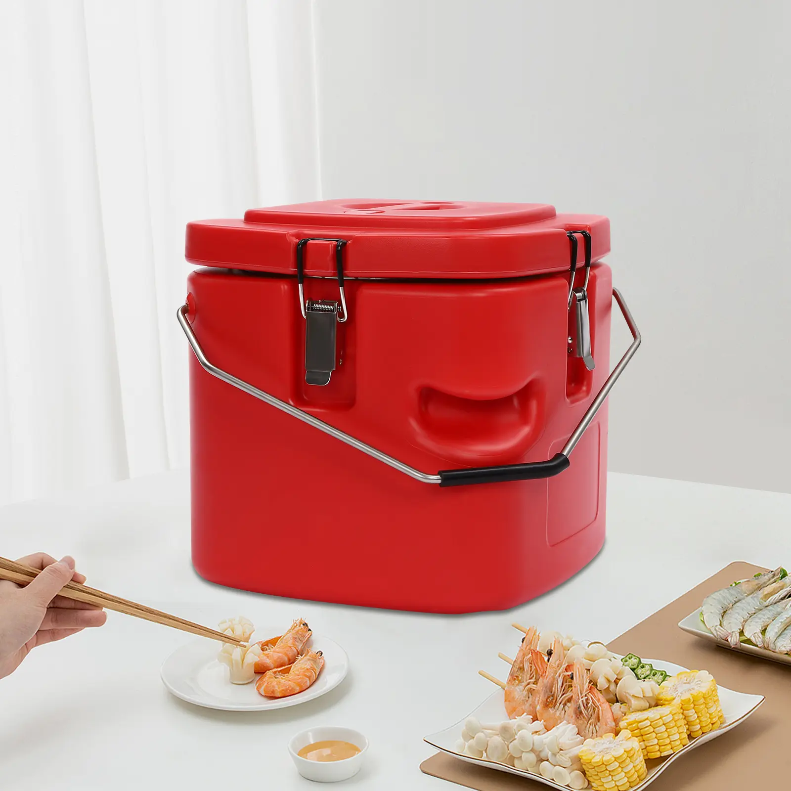 9.5L Insulated Soup Container 304 Stainless for Camping Picnic Restaurant Outdoor Use