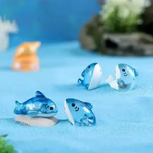 Viral Mini Shark Figurines,Random Color Resin Shark Toys - Sensory Bin Fillers, Cake Toppers, Car Dashboard Decor for Shark Lovers, Unique Gift for Christmas, Birthday, Stocking Stuffer.