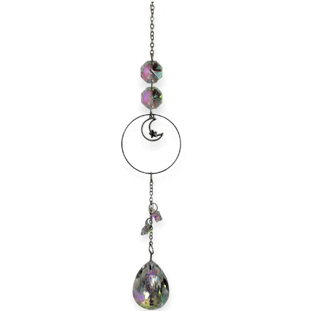 moon and stars suncatcher