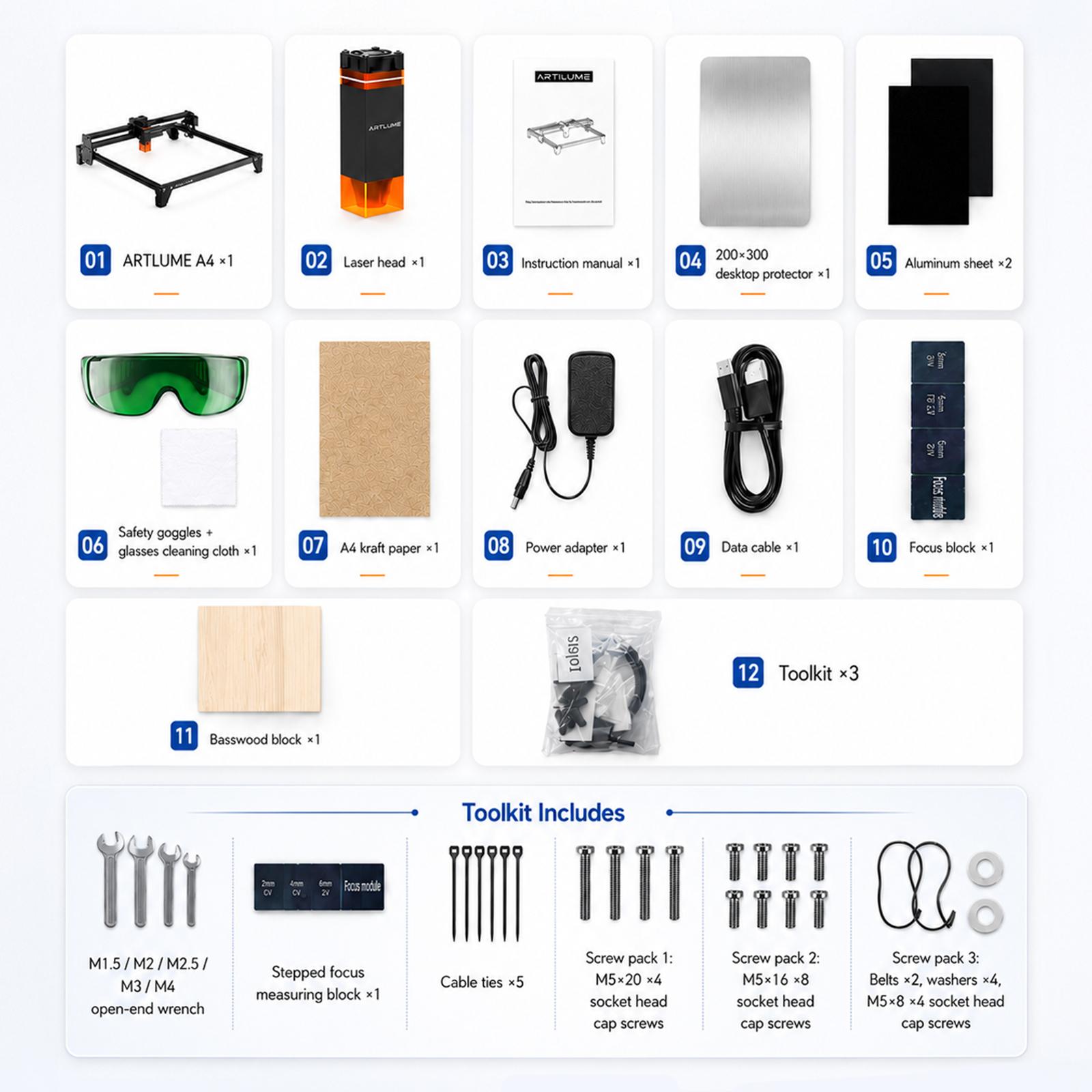 Laser power options