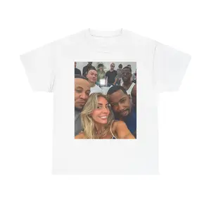 Bonnie Blue Printed Oversize Graphic Tee