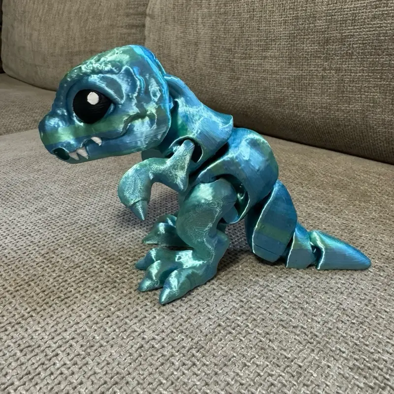 3D Printed Articulated T-Rex Dinosaur Fidget Toy