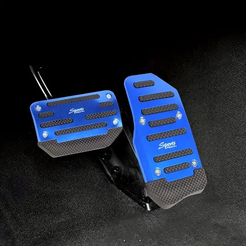 1 Pair Car Throttle Anti-slip Pedal, Manual Stop Auto Stop Universal Foot Pedal, Car Throttle Brake Pedal, Car Interior Accessories