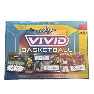 2022 Leaf Vivid Basketball Hobby Box - 6 Autographed Cards Sports Collectible