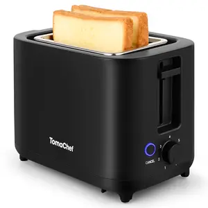 TomaChef Toaster,Toaster,2 Slice Wide Slot,Cancel Function,7 Shade Browing Control,Compact Design,High-Lift Lever,Removable Crumb Tray