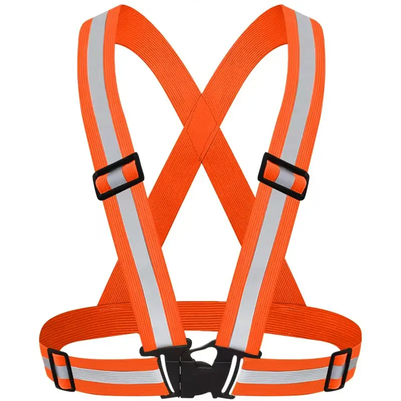 4x1.5 non elastic shoulder strap orange